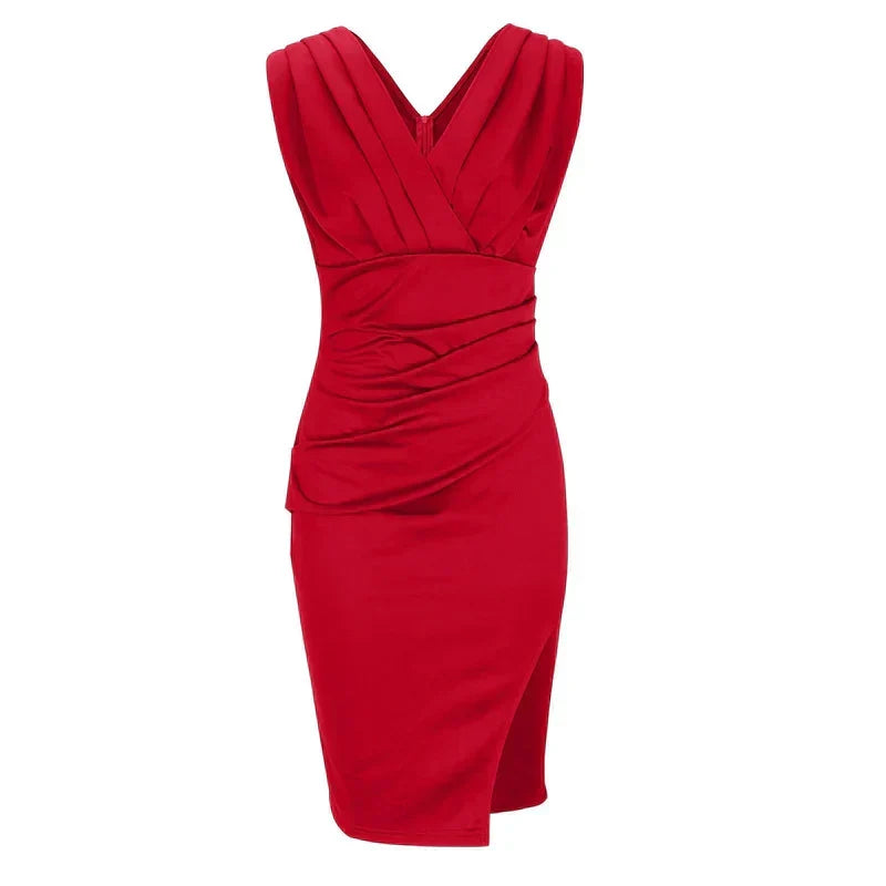 Valeria | Elegant Split Cocktail Dress