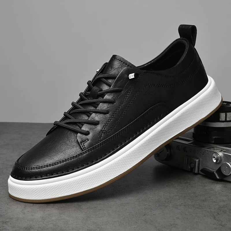 Men’s Faux Leather Sneakers