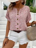 Claire | Floral Button-Up Top