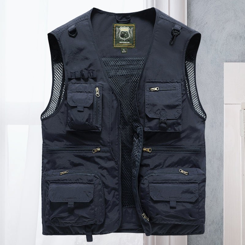 Men’s Multi Pocket Utility Vest