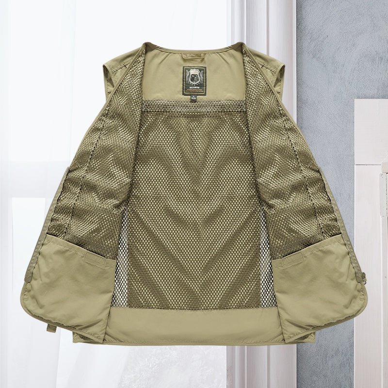 Men’s Multi Pocket Utility Vest