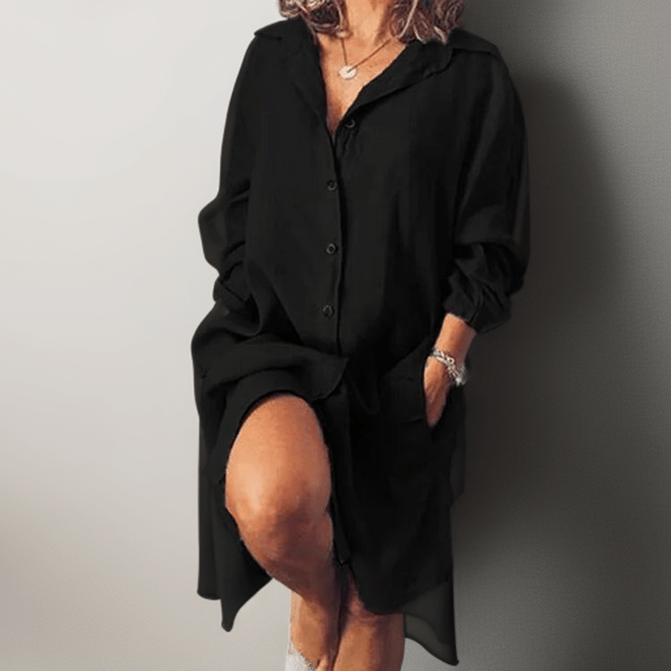 Nola | Casual Shirt Dress