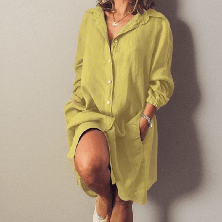 Nola | Casual Shirt Dress