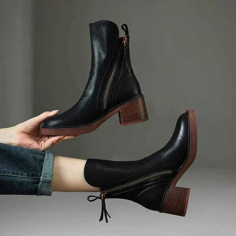 Women’s Comfortable Leather Ankle Boots