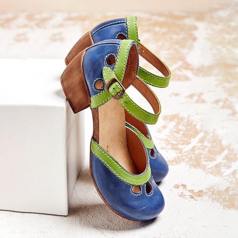 Emily | Women’s Low Heel Sandals, Dressy Summer Sandals