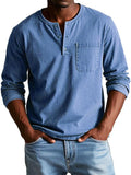 Men’s Casual Long Sleeve Button Shirt