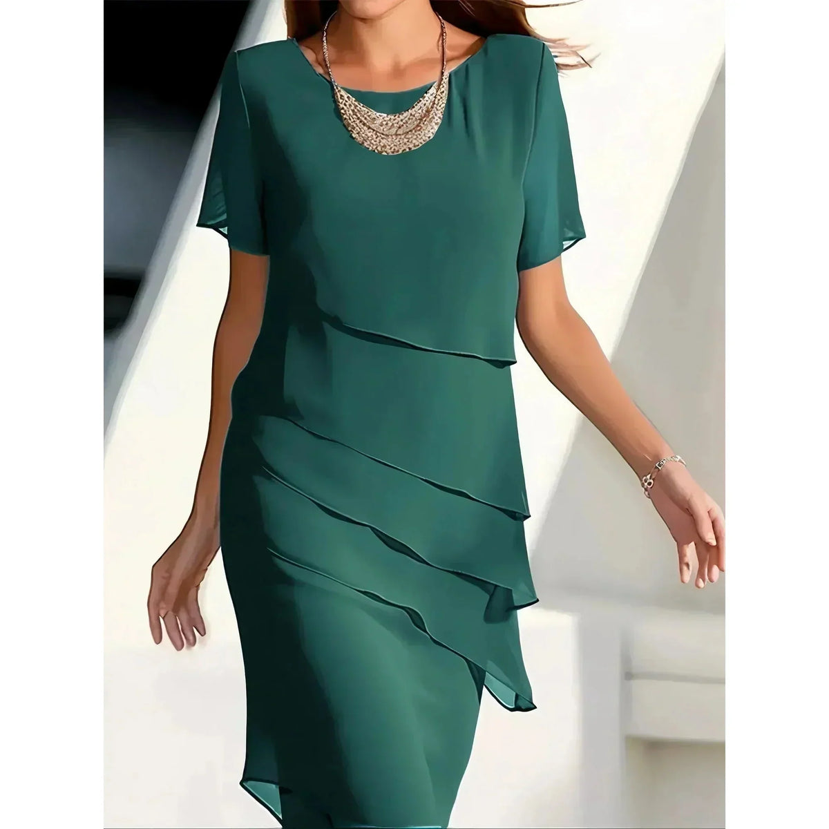 Harriet | Beautiful layered relaxed-fit dress
