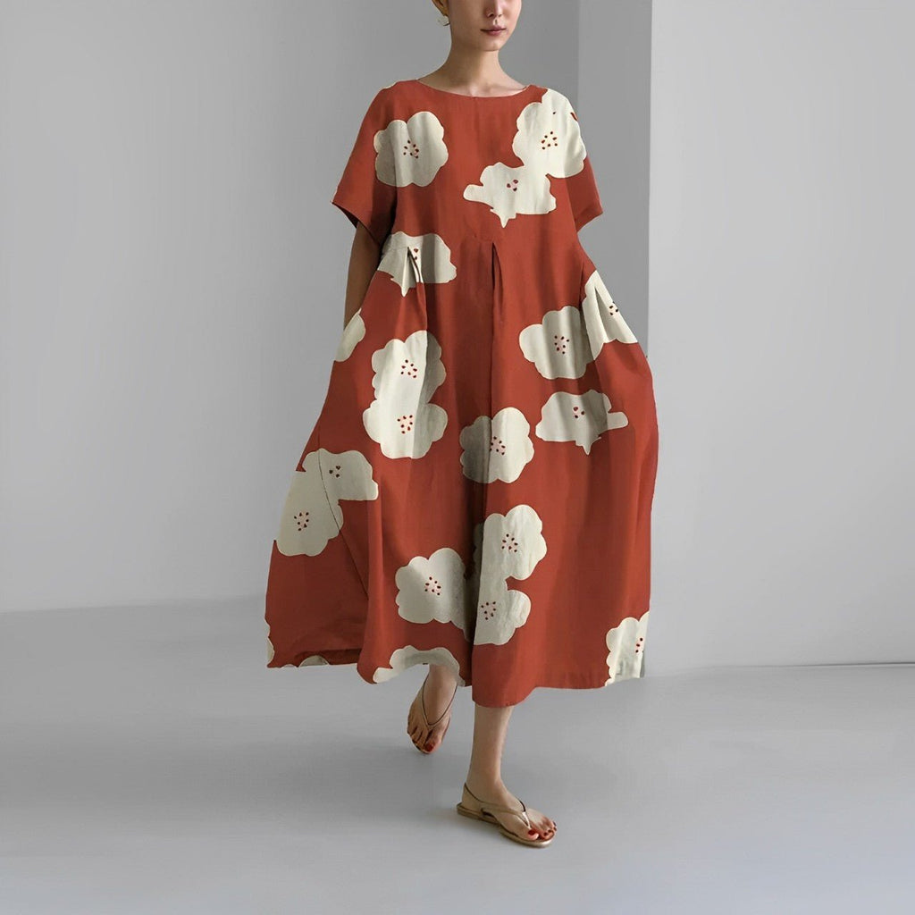 Isabella | Elegant Vibrant Floral Dress
