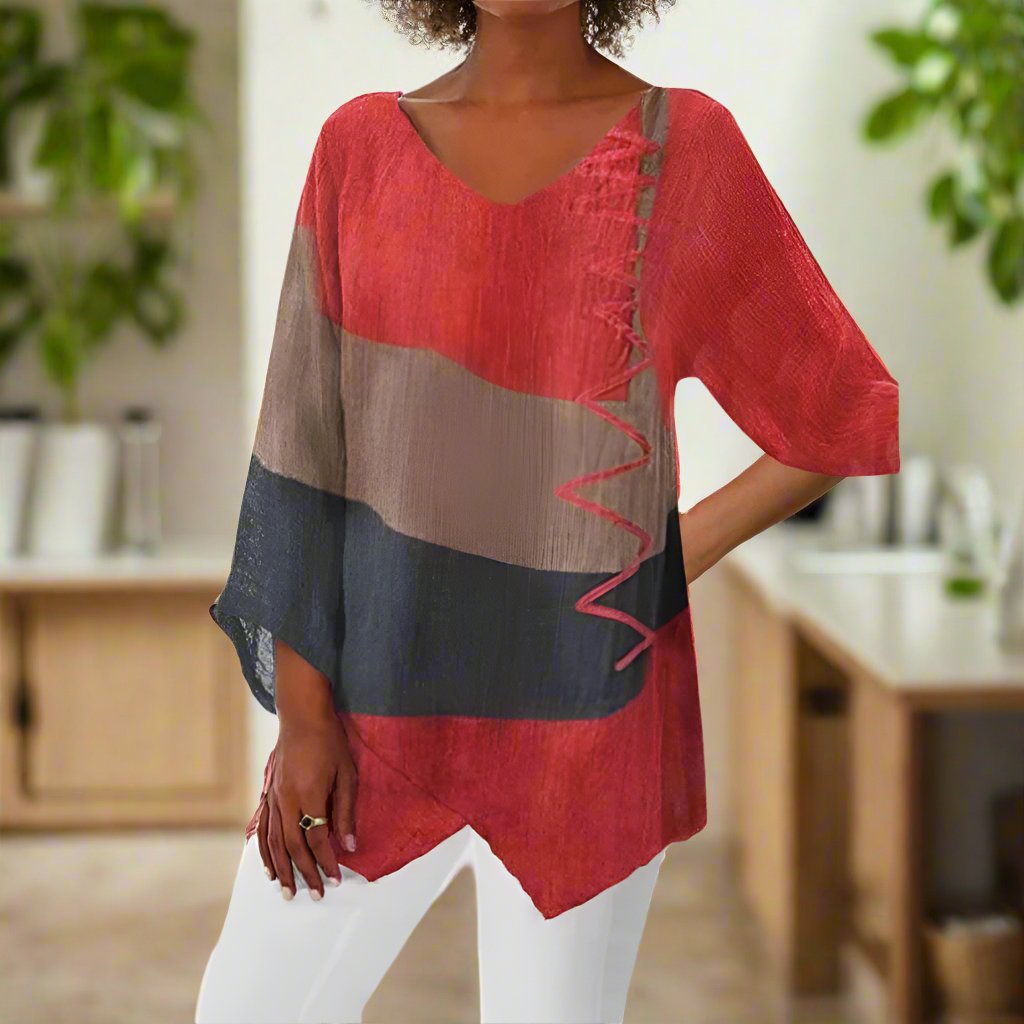 Kia | Tri-Color Relaxed Fit Shirt