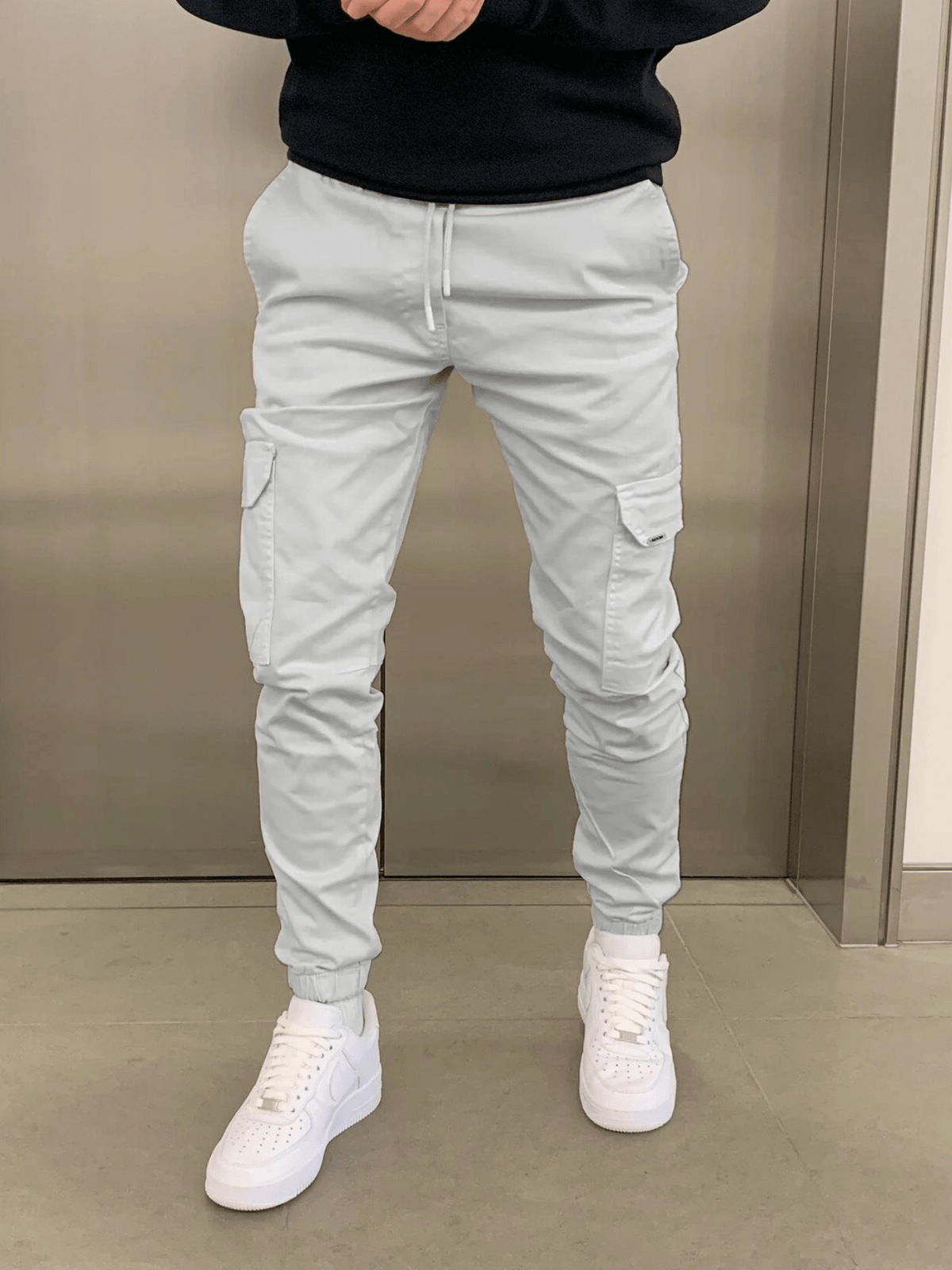 Men’s Cargo Jogger Pants – Casual Comfort Fit
