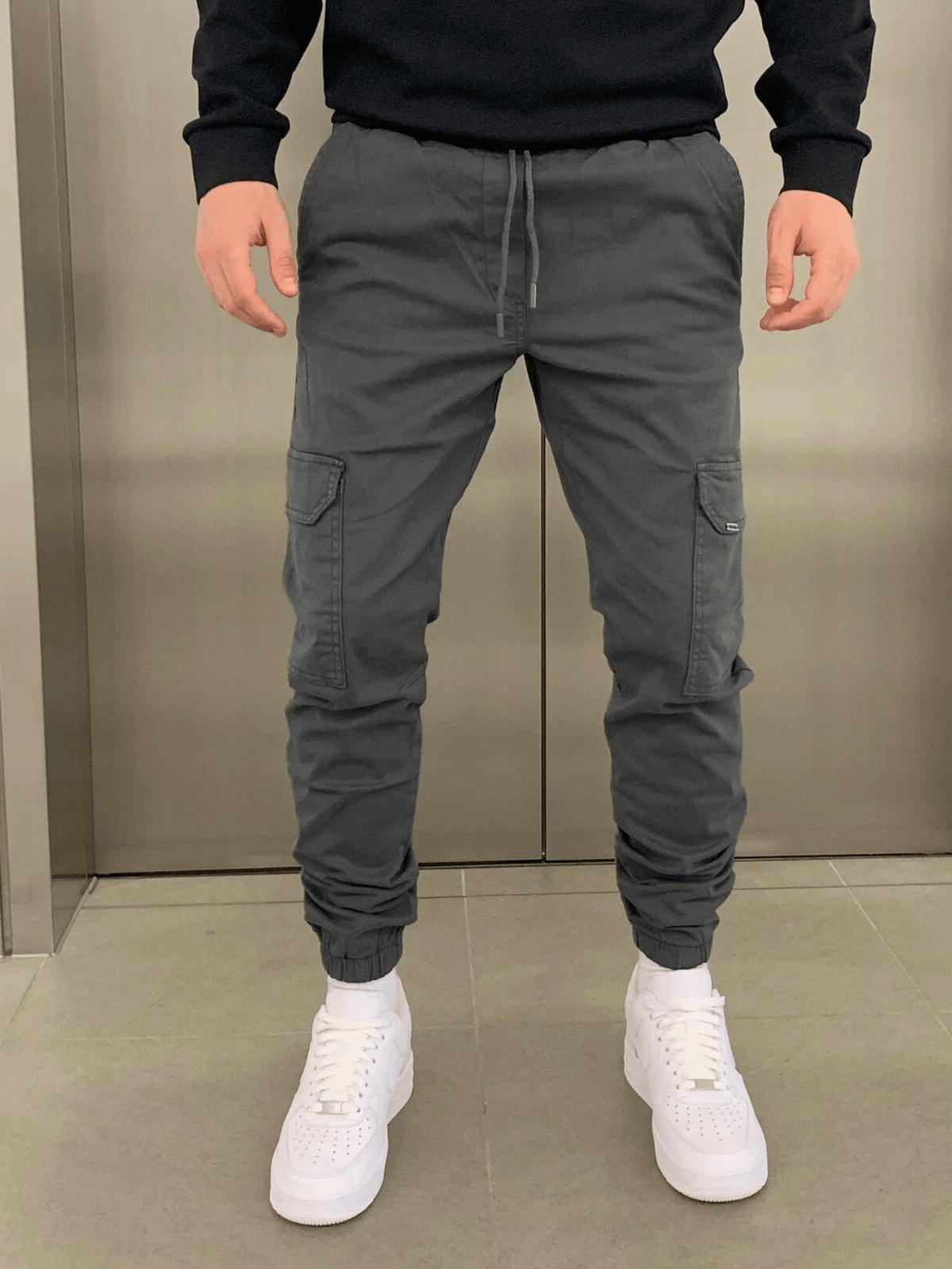 Men’s Cargo Jogger Pants – Casual Comfort Fit