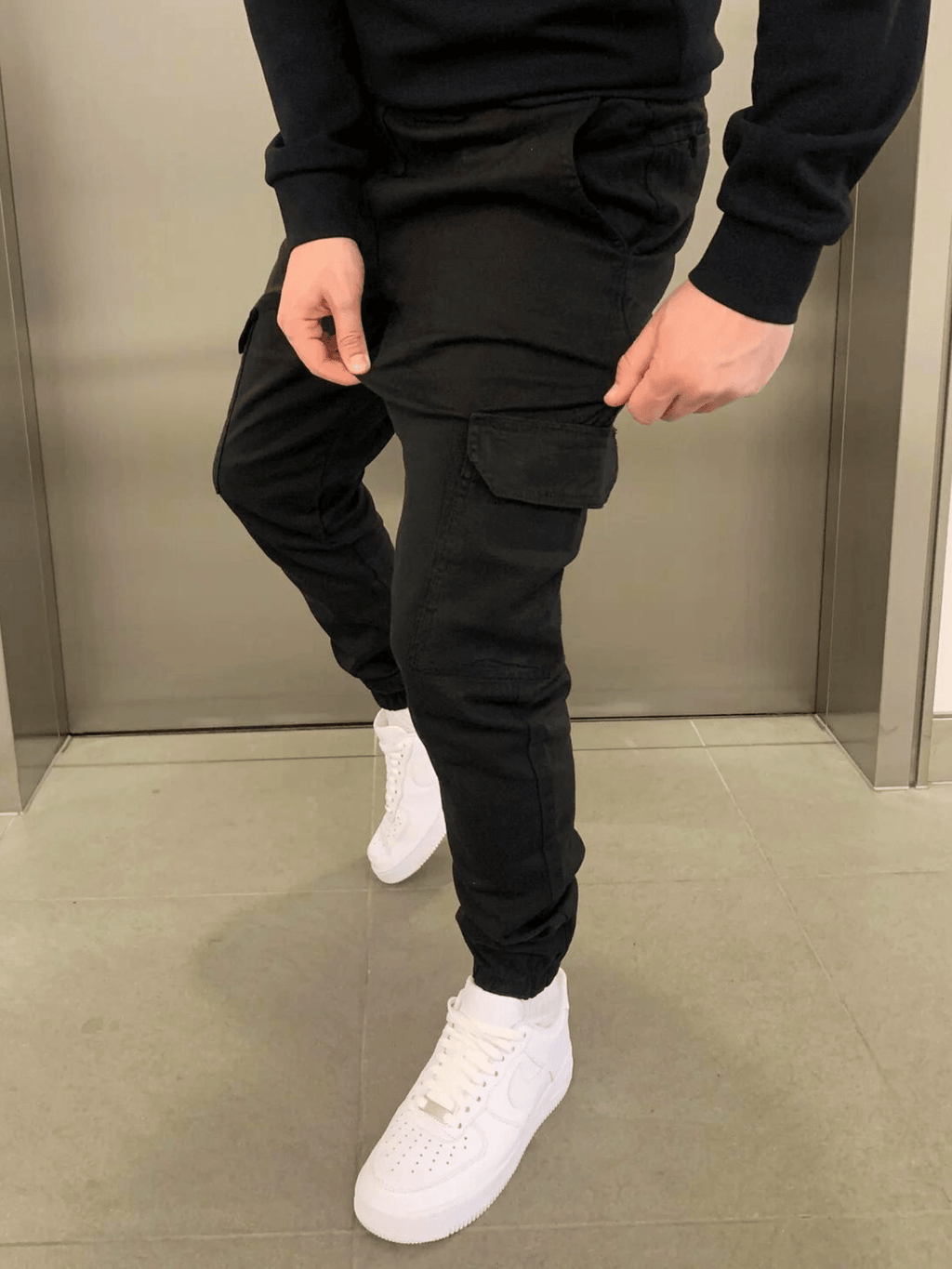 Men’s Cargo Jogger Pants – Casual Comfort Fit