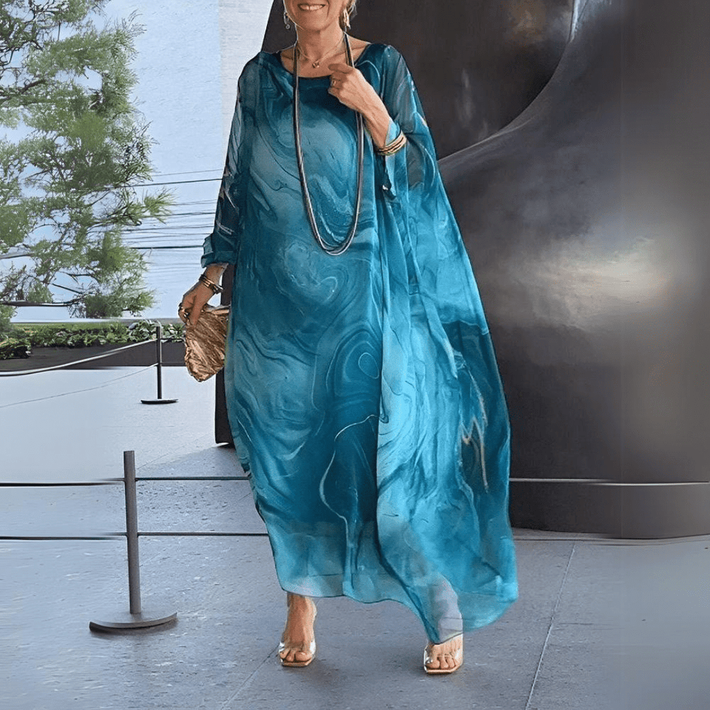 Mariana Flowing Luxe Chiffon Elegance Dress