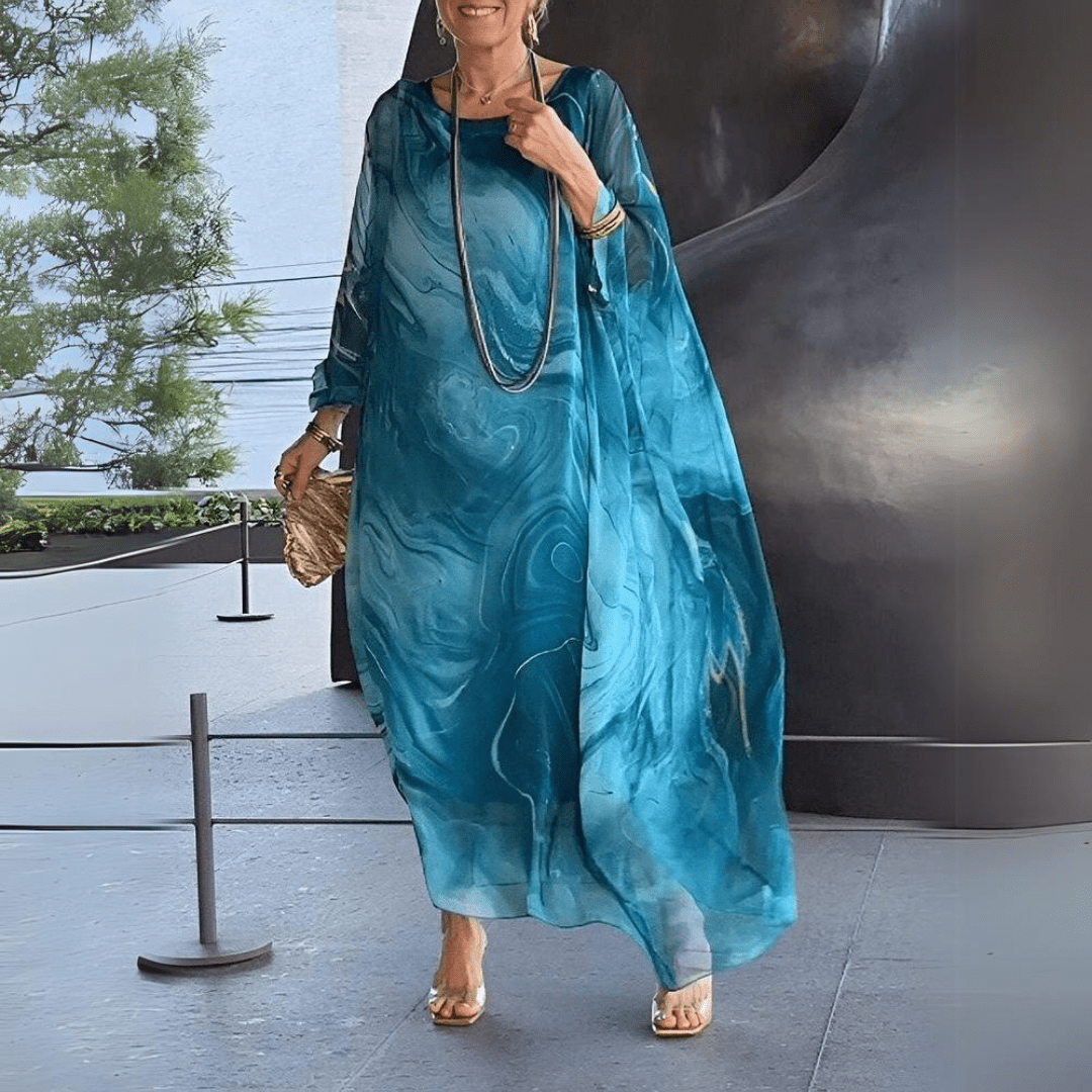 Mariana Flowing Luxe Chiffon Elegance Dress