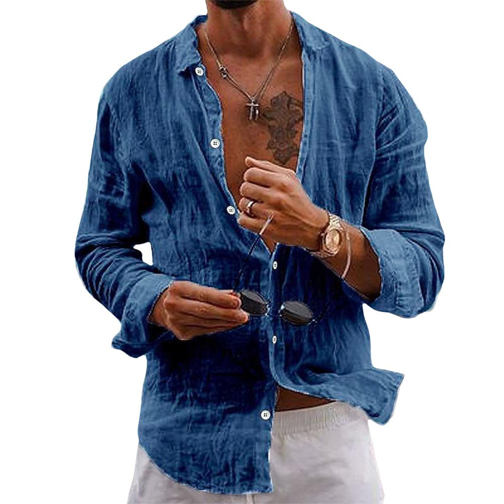 Nico | Casual Everyday Linen-Like Men’s Shirt