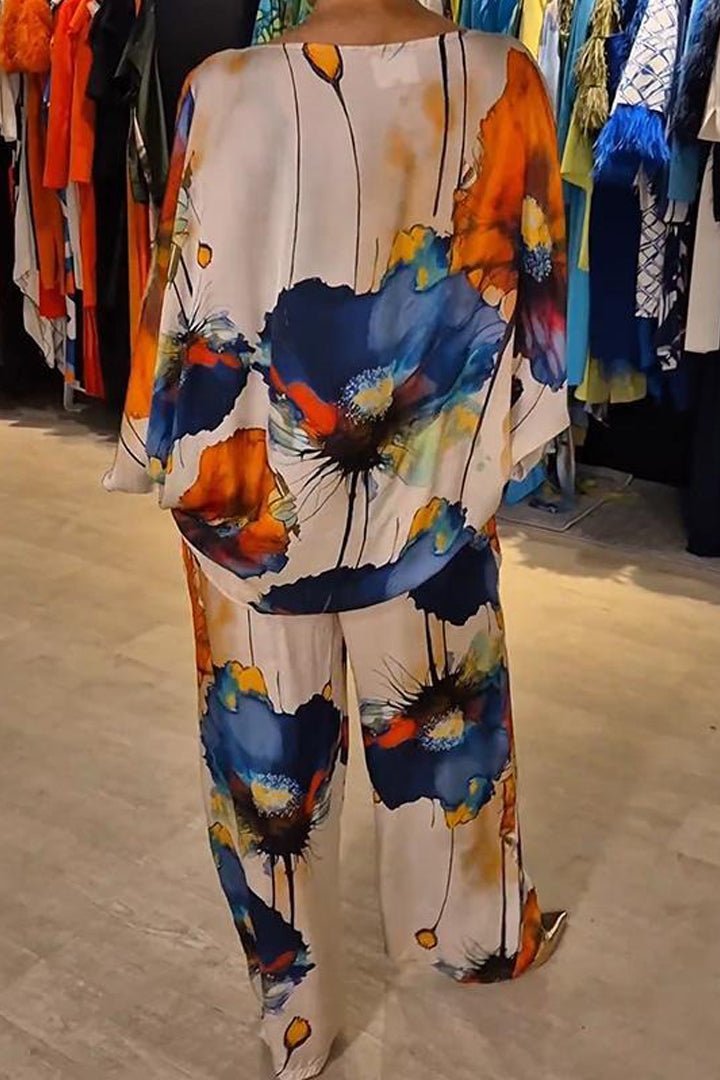 Elira | Flowing Floral Two-Piece Set