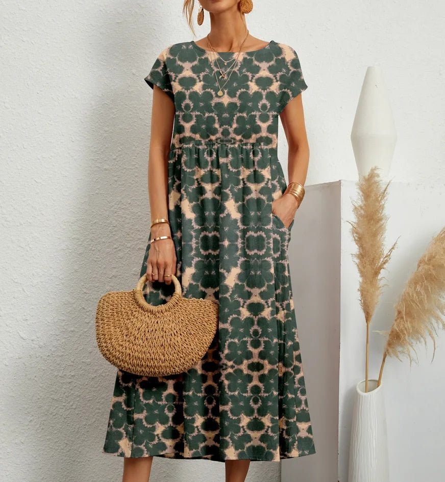 Sasha | Ethereal Floral Midi Dress