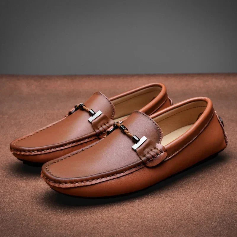 Corvin | Faux Leather Loafers