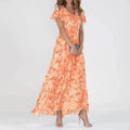 Women’s V-Neck Floral Maxi Dress