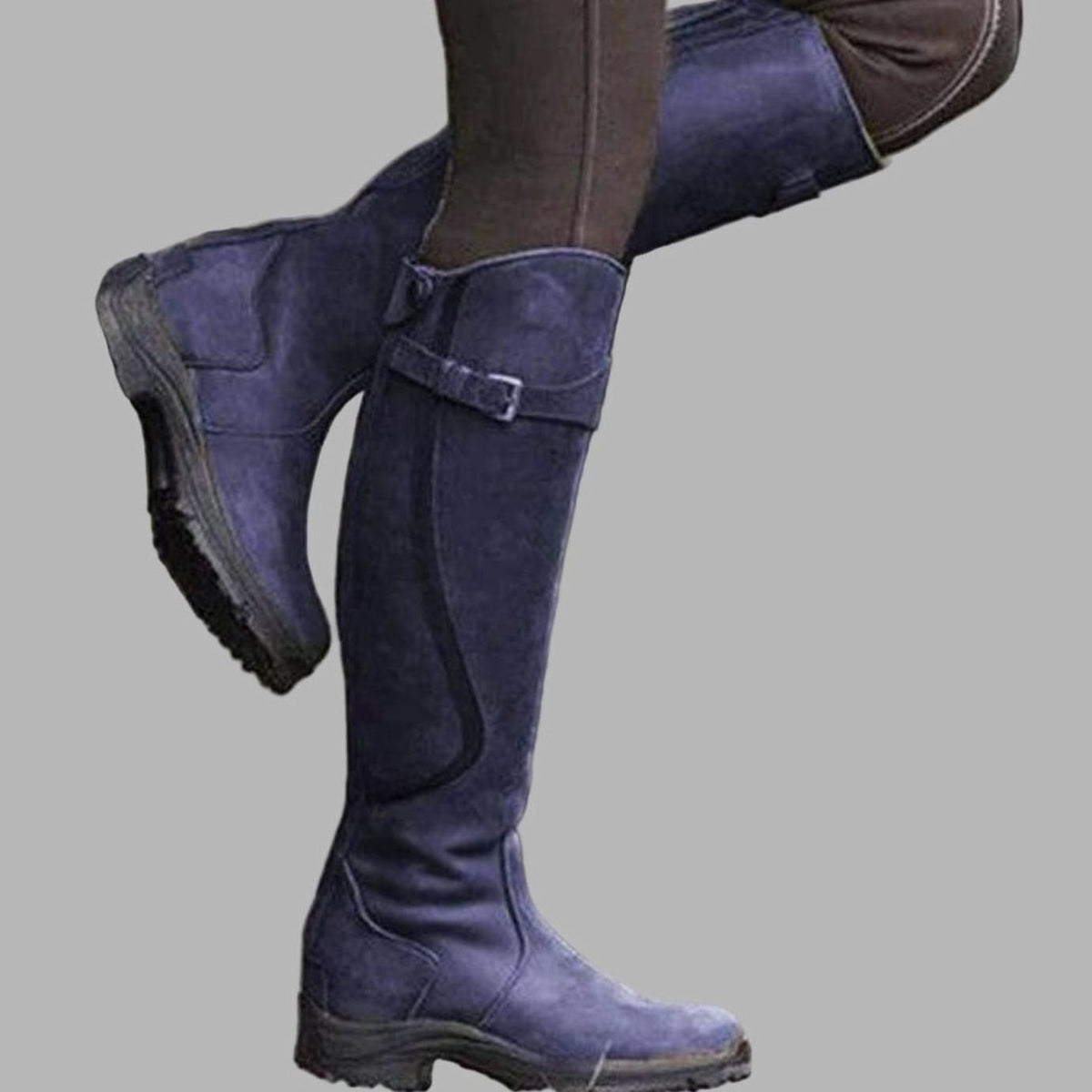 Sierra | Women’s Leather Buckled Tall Country Riding Boots