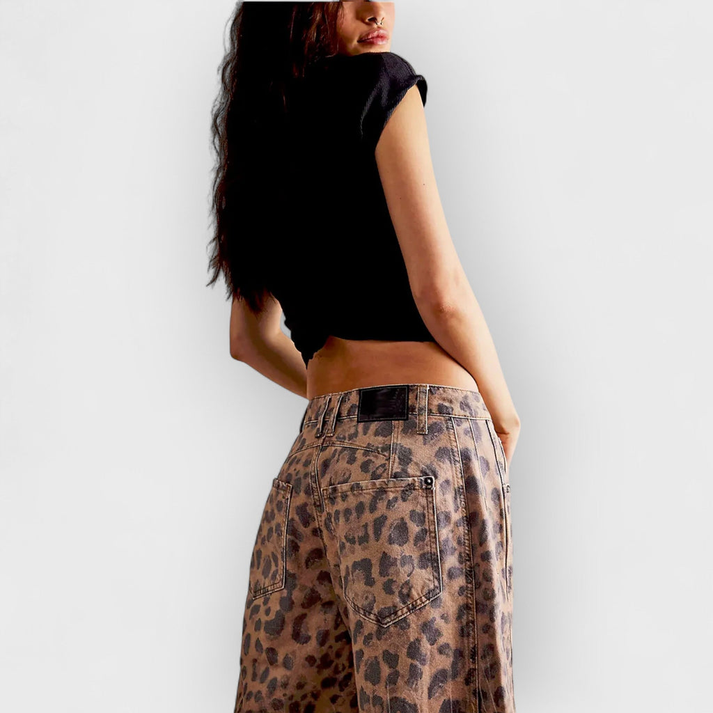 Thea | Stylish Leopard Jeans
