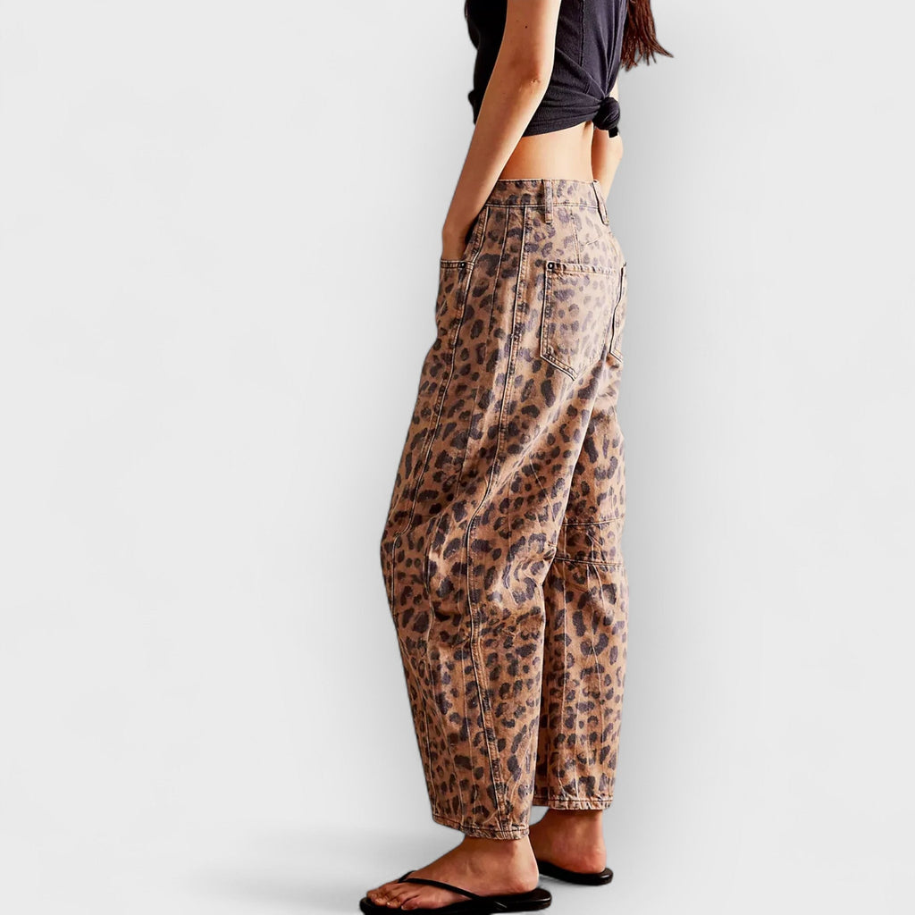Thea | Stylish Leopard Jeans