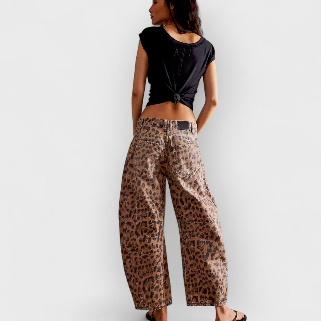 Thea | Stylish Leopard Jeans