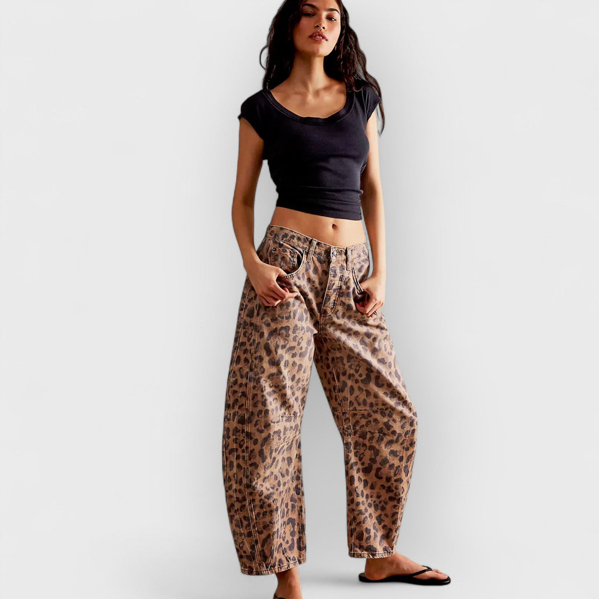 Thea | Stylish Leopard Jeans